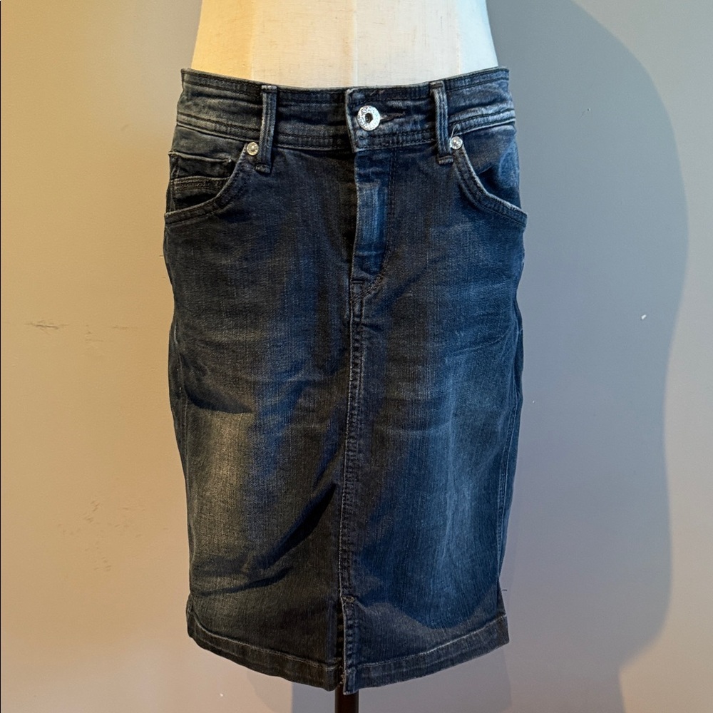 Pepe Jeans Indigo Denim Pencil Skirt Size L